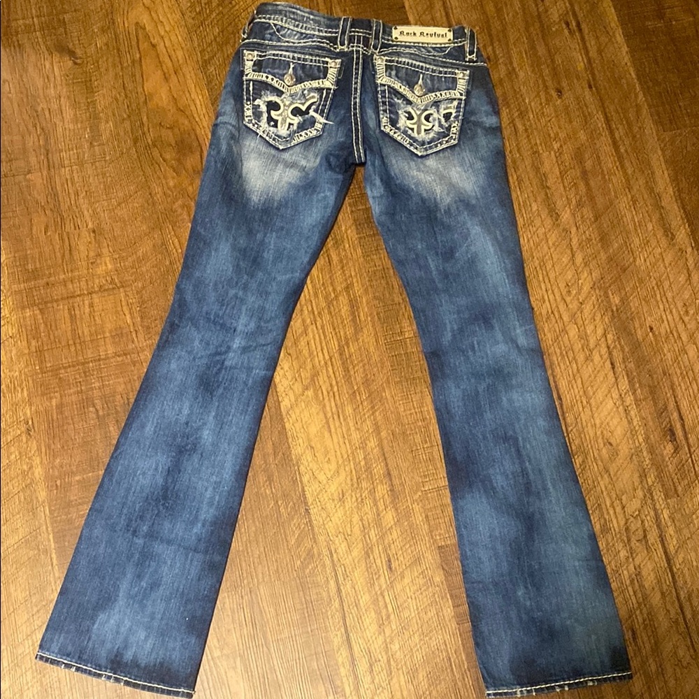 Rock Revival Blue Bootcut Jeans